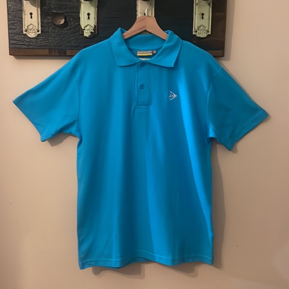 NWOT Dunlop Blue Polo Shirt Size Medium - Picture 3 of 12